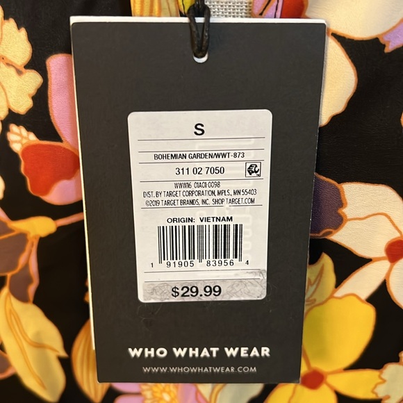 Who What Wear Bright Floral Blouse. - Picture 10 of 12